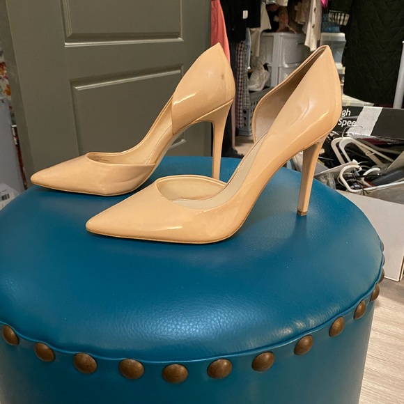 Jessica Simpson | Shoes | Pointed Toe Beige Heels | Poshmark